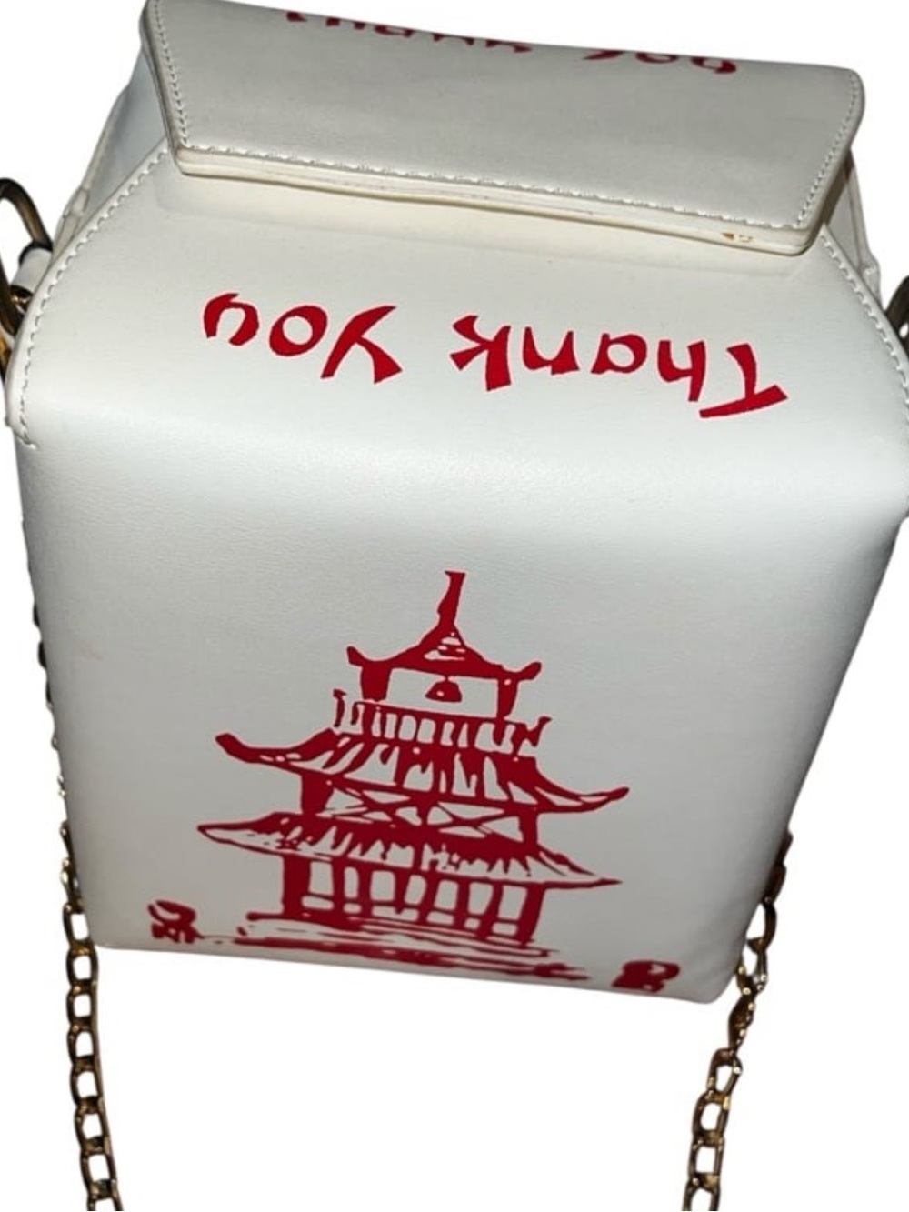 NWT Chinese Takeout Box Purse Shoulder Crossbody Bag - Picture 5 of 7